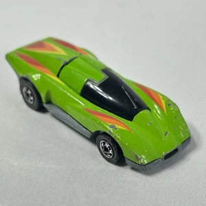 Hot Wheels 1984 Crack-Ups Exotic Bangster verde lime Blackwall Hong Kong - Foto 1 di 8