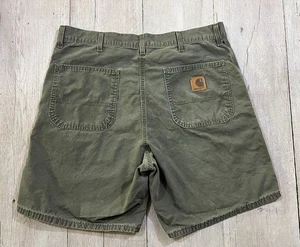 Carhartt Olive Military Green B125MOS Shorts Size 38 - Picture 1 of 8