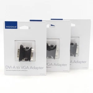 Insignia DVI-A to VGA Adapter (NS-PV90501) Pack of 3 - Picture 1 of 7