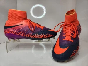 NIKE HYPERVENOM PHANTOM II FG Youth US 4.5Y FLOODLIGHTS PACK ORANGE BLACK PURPLE - Picture 1 of 12