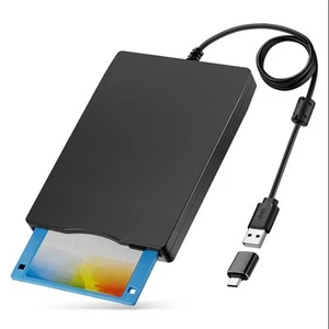 2X(Diskettenleser, 3,5 , Externes USB-Diskettenlaufwerk Typ A&C, Disket5248 - Bild 1 von 6