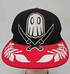 Raro Gost Marca GNK Fantasma Logo Snapback Gorra Espadas Cruzadas Permitir Eisenberg - Imagen 1 de 15