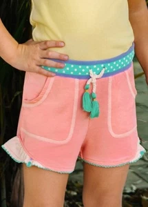 Matilda Jane Girls Let’s Go together Posie Pink Shorts Size 6 Cute Comfy - Picture 1 of 13