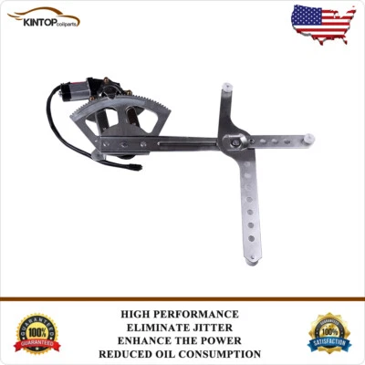 Regulador de janela de energia dianteiro destro com motor Chevrolet K3500 C2500 1988-2000 - Imagem 1 de 4