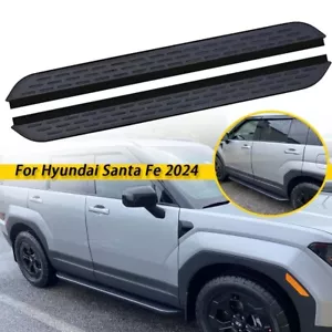 Escalón lateral para estribo Hyundai Santa Fe 2024 Pedal Nerf Bar 2 piezas fijo - Imagen 1 de 8