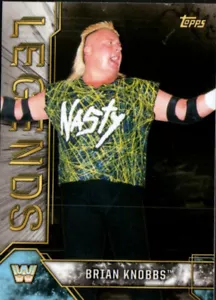 2017 Topps Legends of WWE Wrestling Card #18 Brian Knobbs - Picture 1 of 2