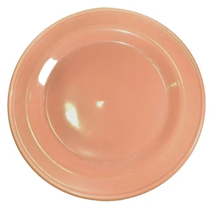 Juego de 2 de colección. Platos de cena HENN Pottery 10 1/4" rosa maciza Roseville Ohio - Imagen 1 de 3