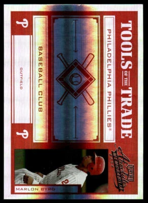 Playoff Absolute 2004 #TT-93 Marlon Byrd Tools Red Spectrum #/100 Foto 1 de 2