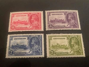 Neufundland Briefmarken 1935 Silber Jubiläum kompletter Satz MLH - Bild 1 von 1