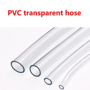 ID 2 mm ~ 25 mm Manguera de PVC de plástico transparente Tubo-Combustible Aceite Agua Aire Coche Acuarios - Imagen 1 de 5