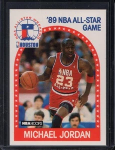 1989-90 Hoops Michael Jordan All Star #21 HOF GOAT Chicago Bulls Basketball #2 - Bild 1 von 2