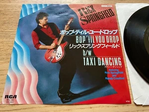 RICK SPRINGFIELD "BOP ´TIL YOU DROP/TAX" RCA JAPANESE PROMOTIONAL VINYL 7" JAPAN - Picture 1 of 24