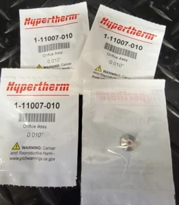 **LOT OF 4** 1-11007-010 Hypertherm  0.010"  Ruby Orifice - Bild 1 von 4