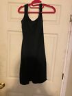 Forever 21 Dress Tank Top Style Bodycon Dress Size Small Black Long