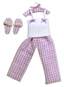 Juego de pijamas en miniatura para dama 1:12 para casa de muñecas AZ A2591 - Imagen 1 de 1