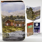 For OPPO Series - Cabin Lodge at Hill Print Wallet Mobile Phone Case Cover