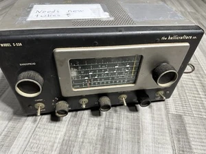 RECEPTOR RADIOAFICIONADO HALLICRAFTERS MODELO S-53A onda corta sin probar, reparación o repuestos - Imagen 1 de 4