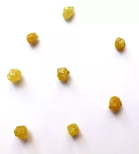 Cubos de diamantes naturales en bruto de 4 quilates - Imagen 1 de 2