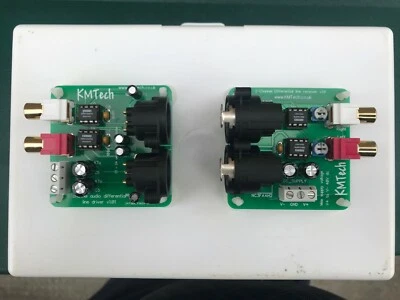 KMTech 2 canali DRV134/INA Driver e ricevitore linea bilanciata differenziale