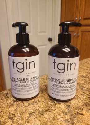 TGIN Miracle Repairx Protective Leave In Conditioner with Biotin 13 ozx2 NEW 2PK - Image 1 of 4