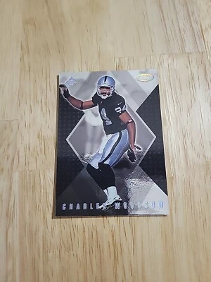1998 Collector's Edge CHARLES WOODSON Supreme Masters /5000 Rookie RC Raiders - Image 1 of 4
