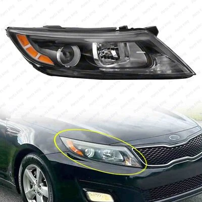 For 2014 2015 Kia Optima Halogen Headlight Passenger Right Side w/o LED w Bulb - Image 1 of 4