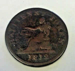 1812 CANADA HALFPENNY TOKEN TIFFIN REDUCED 7/23/25 (4345) - Picture 1 of 2