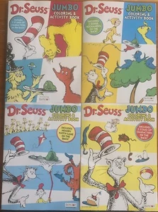 Dr. Seuss Jumbo Coloring & Activity Books – Lot of 4 – New Sealed 80 Pages Each - Bild 1 von 6