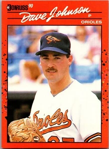 1990 Donruss - #702 Dave Johnson (RC) - Picture 1 of 2