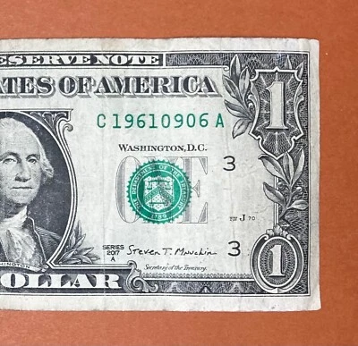 1961 September 6 (С 19610906 A) Birthday Note $1 One Dollar Bill - Image 1 of 3