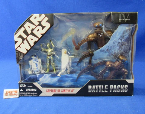 Ambush on Ilum in Capture of Tantive IV Box Star Wars Battle Packs Hasbro New Cover