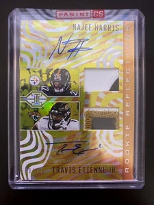2021 Panini Illusions Najee Harris Travis Etienne Dual RC Auto Patch /25 - Picture 1 of 2