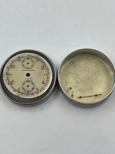 Venus 170 vintage chronograph dial face and seconds hands - Imagen 1 de 3