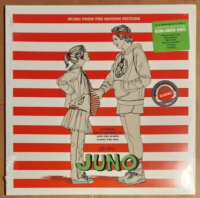 JUNO - Music From The Motion Picture - New 1 LP Neon Green Vinyl  - Image 1 of 3