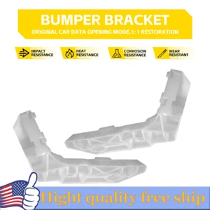 Bumper Support Bracket Front Left & Right for 08-13 Infiniti G37 14-15 Q60 Y - Picture 1 of 13