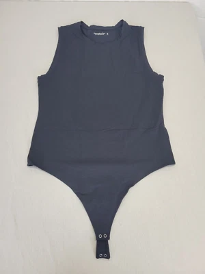Body Abercrombie & Fitch Soft Colección A&F Negro Cuello Alto Sin Mangas XL Foto 1 de 4