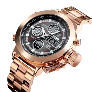Watch Men's Big Luxury Fashion Quality Business Watch - Picture 1 of 12