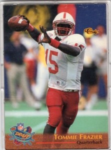 1996 Classic NFL Rookies Tommie Frazier #25 ( RC )