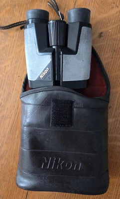 Binóculos Nikon item raro 8 x 23 6.3 078849 bom funcionamento em estojo de couro OG - Imagem 1 de 4