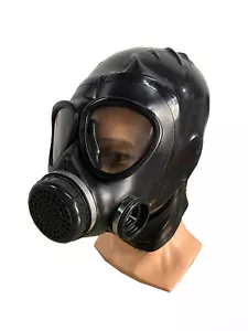 Schwere Latex GAS Maske Latex Vollabdeckung Gasmaske 0,4mm Custom Maske - Bild 1 von 4