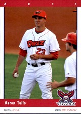 2011 Orem Owlz Grandstand #32 Aaron Tullo St Petersburg Florida FL Baseball Card