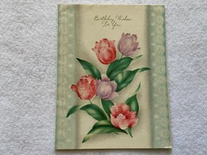 Birthday Wishes for you     Unused Greeting Card - Picture 1 of 2