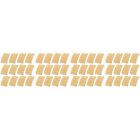  100 Pcs Brass Plates for DIY Crafting Crafts Blank Copper Sheet
