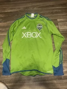 Adidas Seattle Sounders Maglia Uomo Piccola Manica Lunga #K - Foto 1 di 5