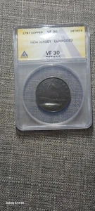 1787 NEW JERSEY COPPER - Picture 1 of 2