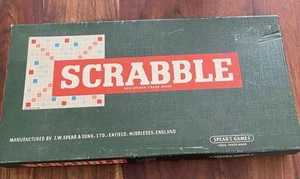 Vintage Scrabble Board Game by Spears 1955 complete - Picture 1 of 20