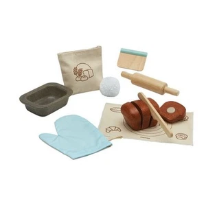 Plan Toys Wooden Bread Loaf Set 3625 pretend Play Food - Picture 1 of 1