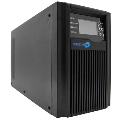 Ups Online 2000va 2000w Uninterruptible Power Supply LCD Display 3 Sockets Dsp - Image 1 of 4