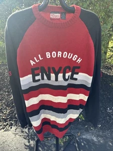 Vintage Enyce All Boroughs Herren XL Pullover gesticktes Logo Hip Hop Y2K - Bild 1 von 4