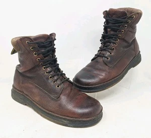 Doc Martens Mens Vincent Boots Brown Combat Size 10 - Picture 1 of 9